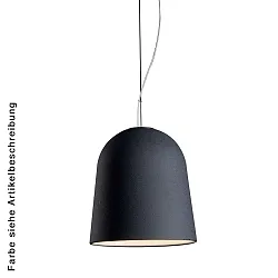 Pendant luminaire CLAVIO M, E27, IP20, Lava anthracite