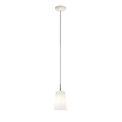 Pendel MESA 1-flamme E27 IP20, mat, opal hvid dæmpbar