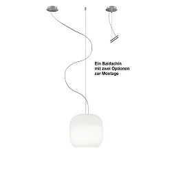 Pendant luminaire MUREA, E27, IP20, opal white matt
