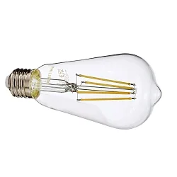 Lyskilde Edison pæreformet MASTER VALUE ST64 CLEAR E27 5,9W 806lm 2700K CRI 90 dæmpbar