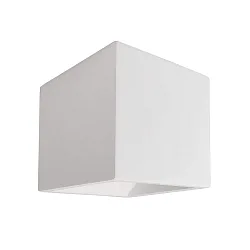 Væglampe CUBE up / down, Kubusform G9 IP20, hvid dæmpbar