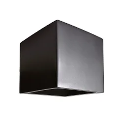 Væglampe CUBE up / down, Kubusform G9 IP20, sort dæmpbar