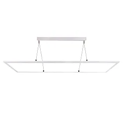 pendant luminaire LED PANEL square IP40, traffic white dimmable