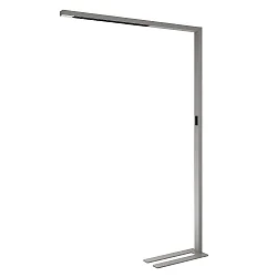 Standerlampe OFFICE THREE PRO MOTION up / down, med sensor, tunable white IP20, hvid aluminium dæmpbar