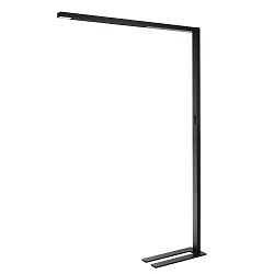 Standerlampe OFFICE THREE PRO MOTION up / down, med sensor, tunable white IP20, kulsort dæmpbar
