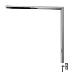 Bordlampe OFFICE THREE STANDARD MOTION up / down, med sensor, med touch-dæmper IP20, hvid aluminium dæmpbar