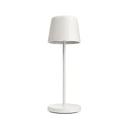 Batteri bordlampe CANIS MINI CCT Switch, med touch-dæmper, uden oplader IP65, mat, trafik hvid dæmpbar