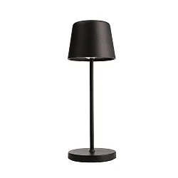 Batteri bordlampe CANIS MINI CCT Switch, med touch-dæmper, uden oplader IP65, mat, grafitsort dæmpbar