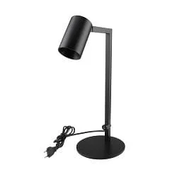 Bordlampe CAN TILT med stik, omskiftelig, kardanisk drejning GU10 IP20, sort