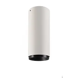 downlight LUCEA 10 rigid, surface-mounted version, CCT Switch IP20, transparent, traffic white dimmable