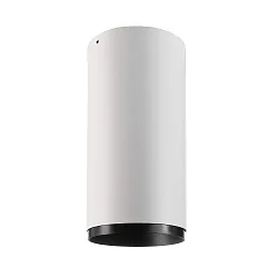downlight LUCEA 15 rigid, surface-mounted version, CCT Switch IP20, transparent, traffic white dimmable