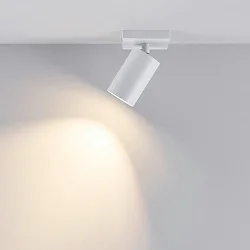 Loftlampe CAN TILT SQUARE 11CM 1-flamme, firkantet, kardanisk drejning GU10 IP20, hvid