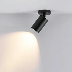 Loftlampe CAN TILT ROUND Ø 8CM 1-flamme, rund, kardanisk drejning GU10 IP20, sort