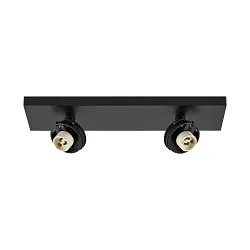 ceiling luminaire CAN TILT SQUARE BASE 30.5CM MIX'N MATCH 1/3 2 flames, square, without shade, cardanic swivelling GU10 IP20