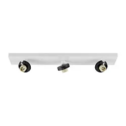 Loftlampe CAN TILT SQUARE BASE 48CM MIX'N MATCH 1/3 3-flammer, firkantet, uden skærm, kardanisk drejning GU10 IP20, hvid
