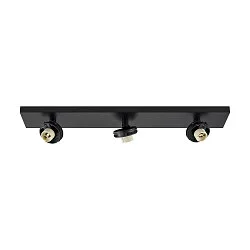 Loftlampe CAN TILT SQUARE BASE 48CM MIX'N MATCH 1/3 3-flammer, firkantet, uden skærm, kardanisk drejning GU10 IP20, sort