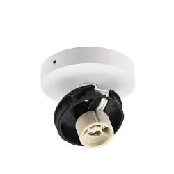 Loftlampe CAN TILT ROUND BASE Ø 8CM MIX‘N MATCH 1-flamme, rund, uden skærm, kardanisk drejning GU10 IP20, hvid