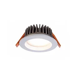 LED Loftindbygningslampe COB 95 rund, 13W, strøm konstant, 34,8V DC, 350mA, 3000K, hvid