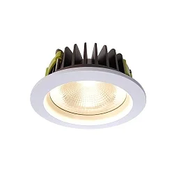 LED Loftindbygningslampe COB 170 rund, 25W, strøm konstant, 35V DC, 700mA, 3000K, hvid