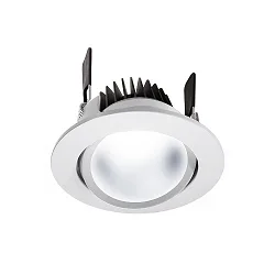 LED Loftindbygningslampe COB 95 CCT, 16W, 24V, 65°, 250cm-6500K, IP20, hvid