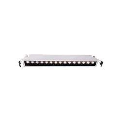 KapegoLED Loftindbygningslampe Ceti 15, strøm konstant, 44-45V DC, 700 mA, 30W, 2900K, hvid mat