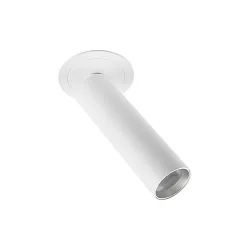 Indbygnings loftlampe SLIM cylindrisk, justerbar, UGR < 19 IP20, hvid dæmpbar