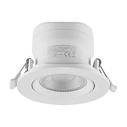 Indbygget spotlys SURTUR TILT 83 CCT svingbar, CCT Switch IP20/IP44, hvid dæmpbar