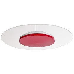 LED Ceiling luminaire ZANIAH 42, 24W, 3000K, IP20, dimmable, red