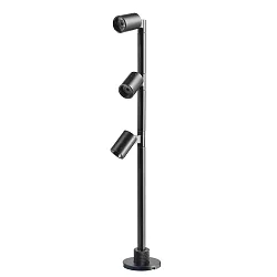 Displaylampe HERCULIS TRIPLE, 9V DC, 350 mA, 3W, 4000K, sort