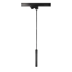 3-faset pendul SLIM IP20, kulsort dæmpbar
