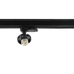 3-phase spot CAN BASE MIX'N MATCH 1/3 without shade, cardanic swivelling GU10 IP20, black