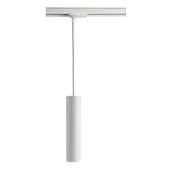 1-faset pendul CAN 350 down, cylindrisk, lang GU10 IP20, hvid