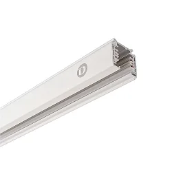 3-Faset strømskinne D LINE, overflade montering, 220-240V AC / 50-60Hz, 100cm, hvid