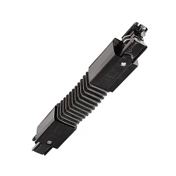 Accessories for 3-phase track system D LINE - flex coupler left-right, 220-240V AC / 50-60Hz, black