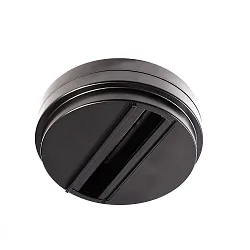 Tilbehør til 3-Faset skinnesystem D LINE - Overflade adapter til lamper, 220-240V AC / 50-60Hz, sort