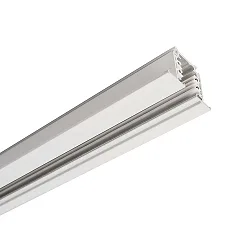 3-phase track D LINE with wing, recessed mounting, 220-240V AC / 50-60Hz, 100cm, white