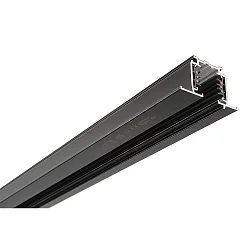 3-faset monteringsskinne D LINE/DALI 200CM, sort