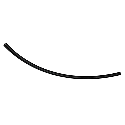 1-phase surface-mounted track D ONE CURVED 90° left, black