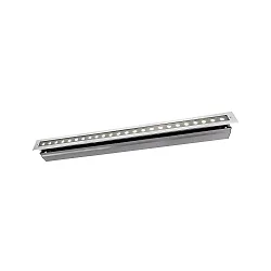 KapegoLED Gulvindbygningslampe LINE VI, 220-240V, 32W, sølv klar / gennemsigtig, varm hvid