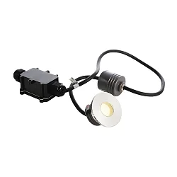 Deko-Light Udendørs LED Gulvindbygningslampe PEACOCK, IP67, betrædes op til 5 kN, 2W 3000K 150lm 30°, sølv