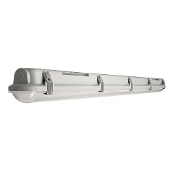 Fugttæt armatur TRI PROOF BASIC DALI 121CM / 36W 840 DALI styrbar, slagfast, omskiftelig IP65, grå dæmpbar