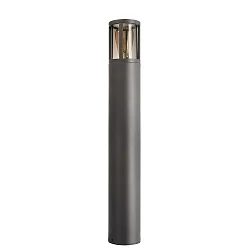 Pælelampe FACADO II 650MM TONED rund E27 IP65, mørkegrå, mat dæmpbar