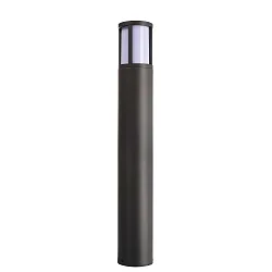 Pælelampe FACADO II 650MM OPAL rund E27 IP65, mørkegrå, mat dæmpbar