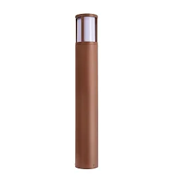 Pælelampe FACADO II 650MM OPAL rund E27 IP65, mat, rust dæmpbar