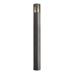 bollard lamp FACADO II 1000MM TONED round E27 IP65, dark grey, mat dimmable