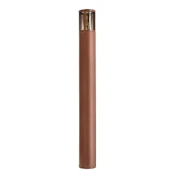 bollard lamp FACADO II 1000MM TONED round E27 IP65, mat, rust dimmable
