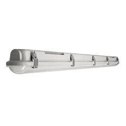 Fugttæt armatur TRI PROOF BASIC 121CM / 20W 840 ON-OFF slagfast, omskiftelig IP65, lysegrå 