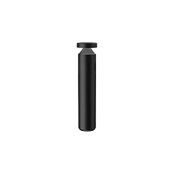 Pælelys FARO ON-OFF 60 (Ø 10CM) slagfast, omskiftelig, med linseoptik, kablet gennem IP65, mørkegrå, grafit grå 