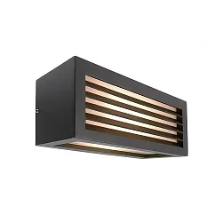 Kapego Væglampe Wall Line III, spænding konstant, 220-240V AC / 50-60Hz, E27, 18W, trykstøbt aluminium, antracit