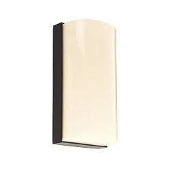 Deko-Light Udendørs LED Væglampe GRUMIUM RUND, IP54, 10W 3000K 730lm 138°, trykstøbt aluminium, mørkegrå
